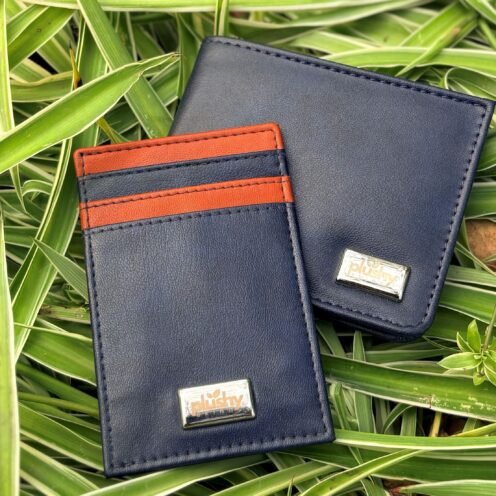 <b><i>Navy — Wallet & Cardholder Set</i></b>